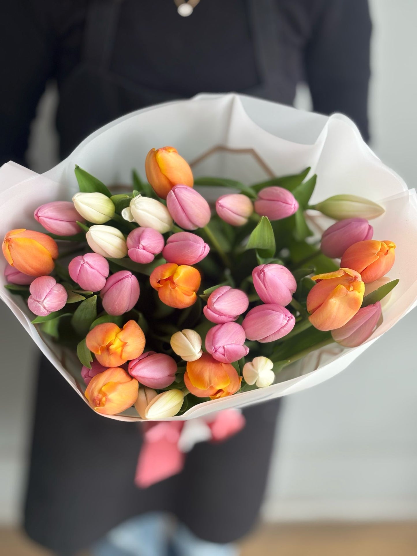 Minimalist Tulips Bouquet