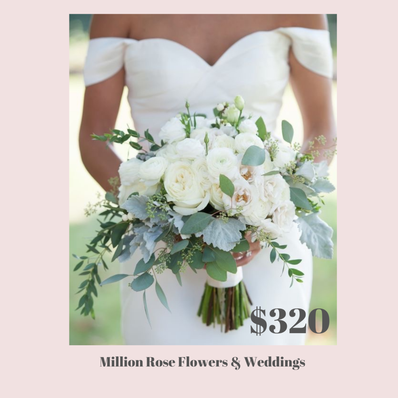 Premium Bridal Bouquet Million Rose Flowers