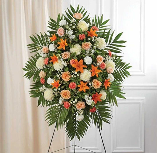 Albatros Funeral Wreath, 36 x 24 inches, sympathy flowers