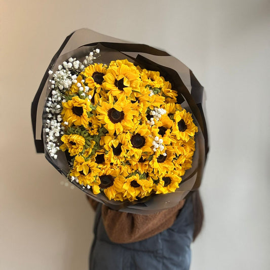 50 Sunflowers Luxury Bouquet