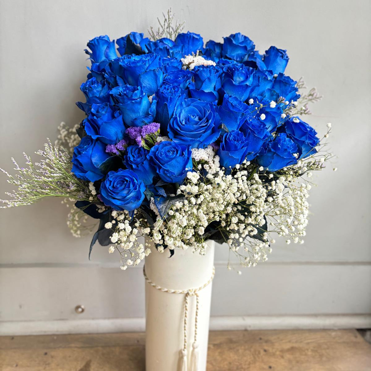 Blue Lover Flower Vase