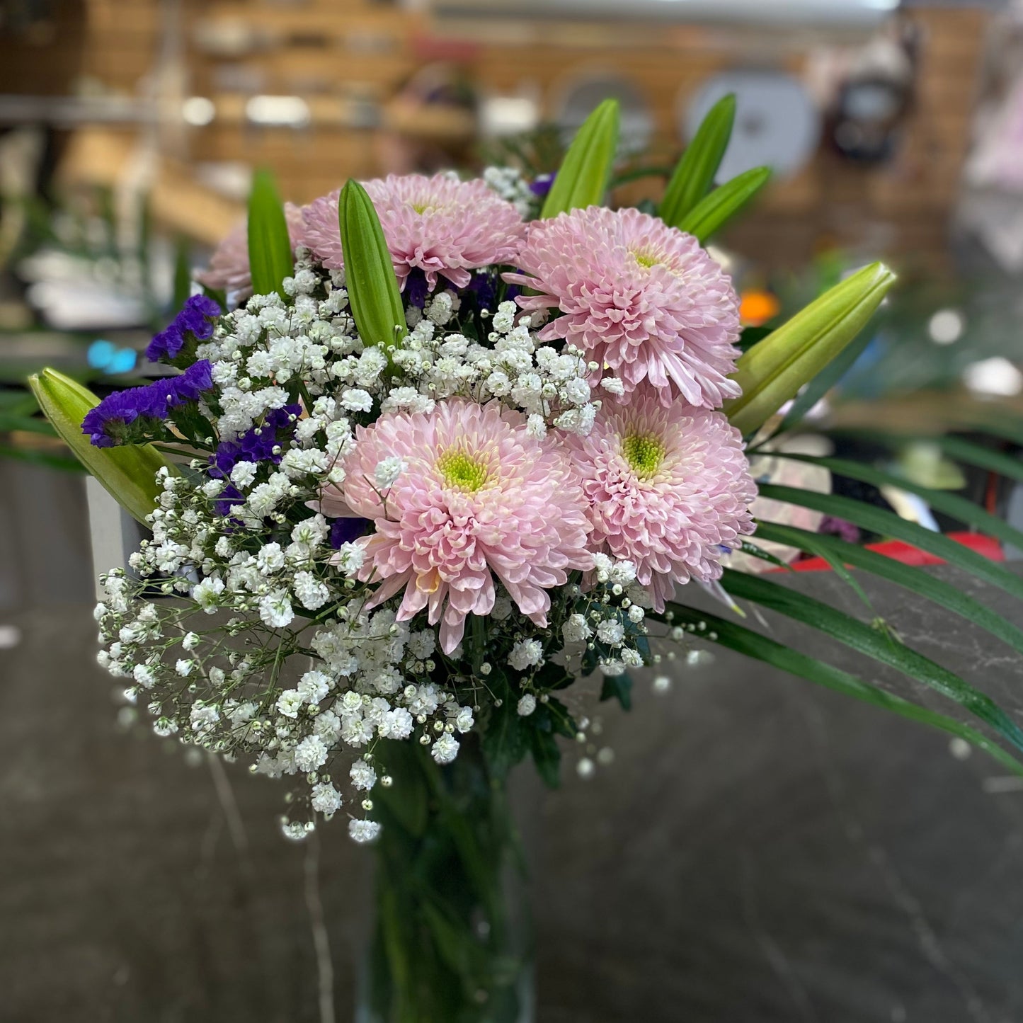 Daisy and Lilies Arrangement