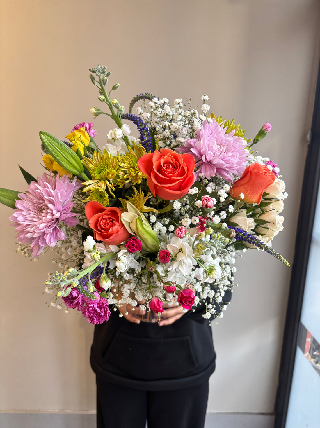 Marmalade Skies Bouquet in Vase