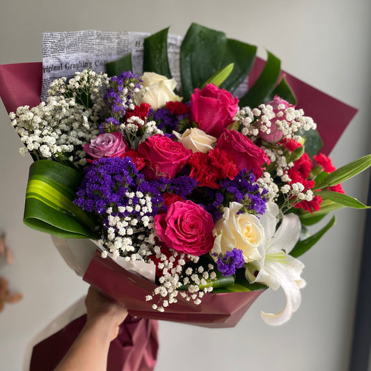 birthday flower bouquet, birthday gift, birthday bouquet