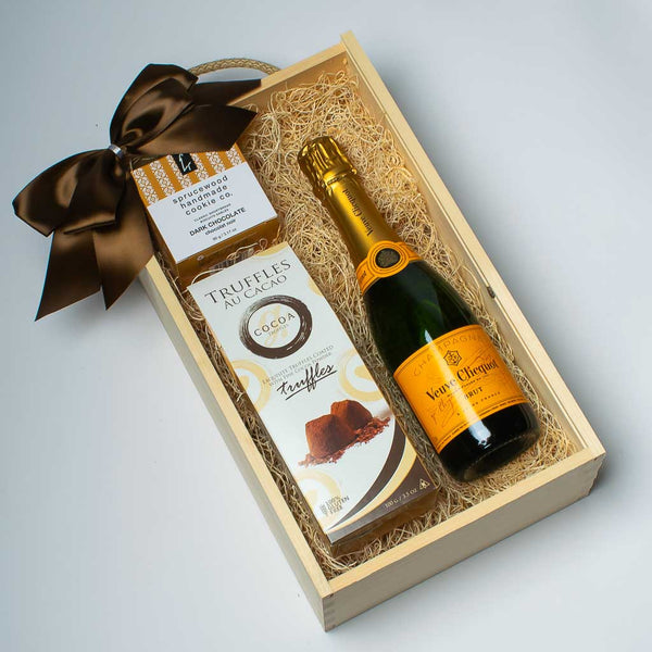 Wine and Chocolate Gift Basket