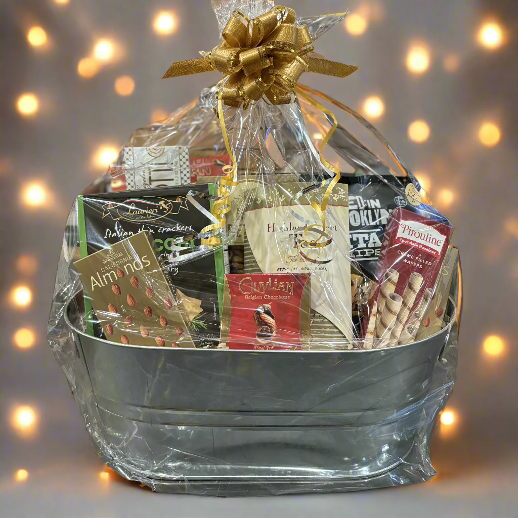 Beautiful bouquet of red roses arranged in a charming woven basket, accented with greenery, perfect for romantic gifts and special occasions