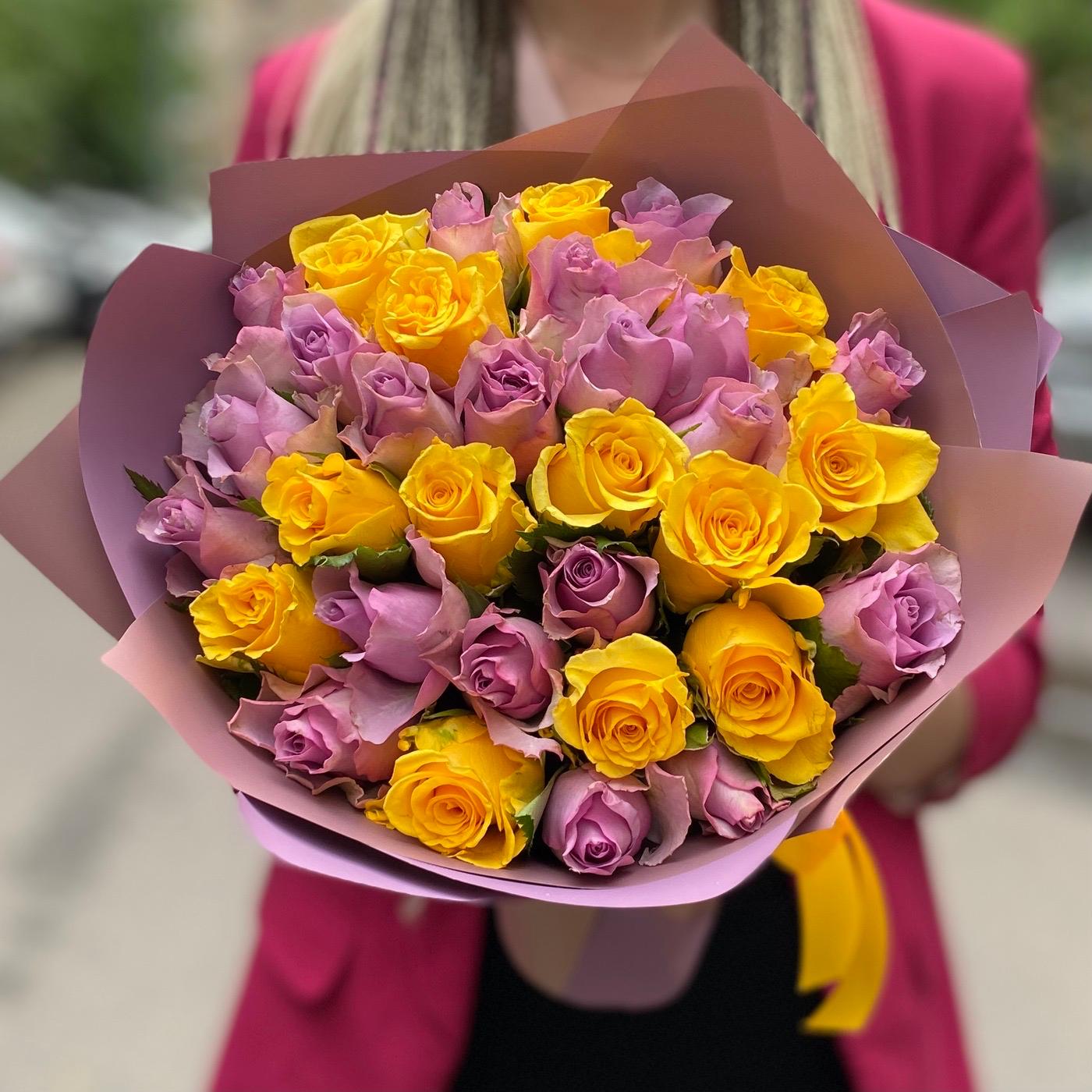 Purple and Pink Roses