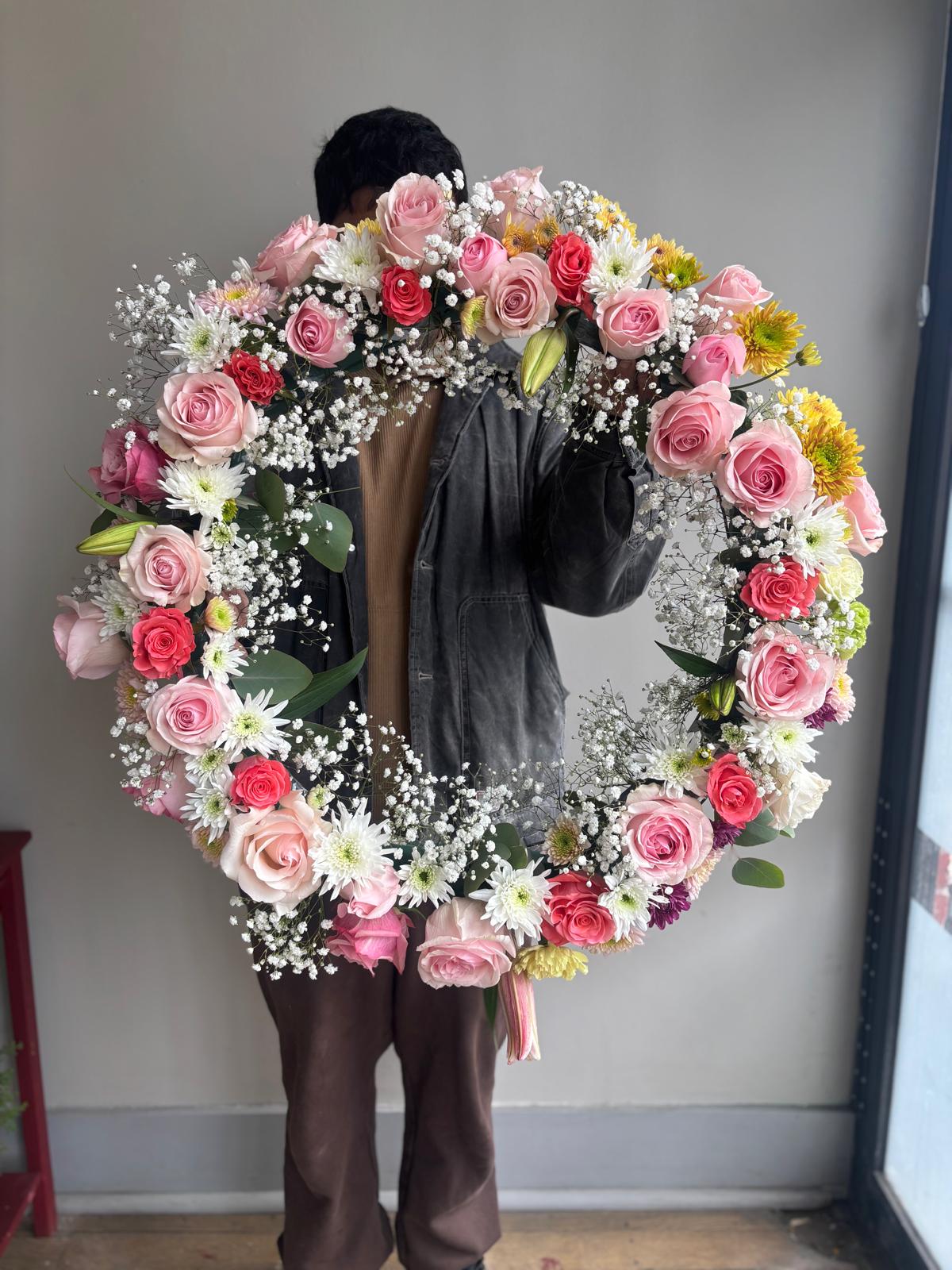 Gentle Memories Funeral Wreath