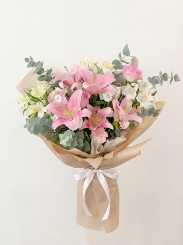 Gentle Lilies Bouquet