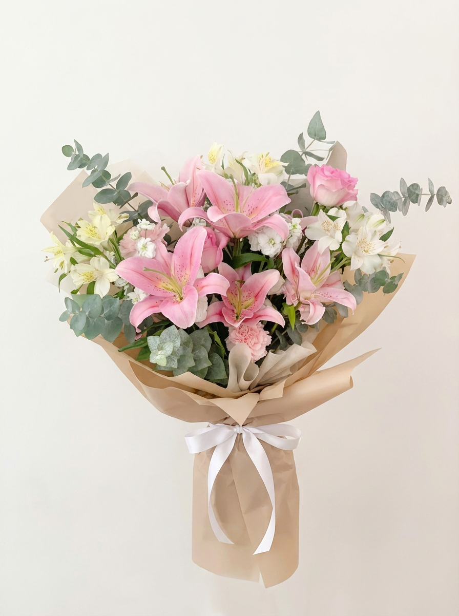 Gentle Lilies Bouquet