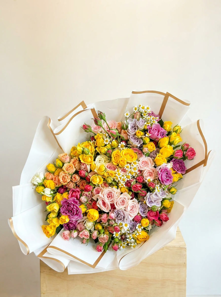 Spray Roses Mixed Bouquet