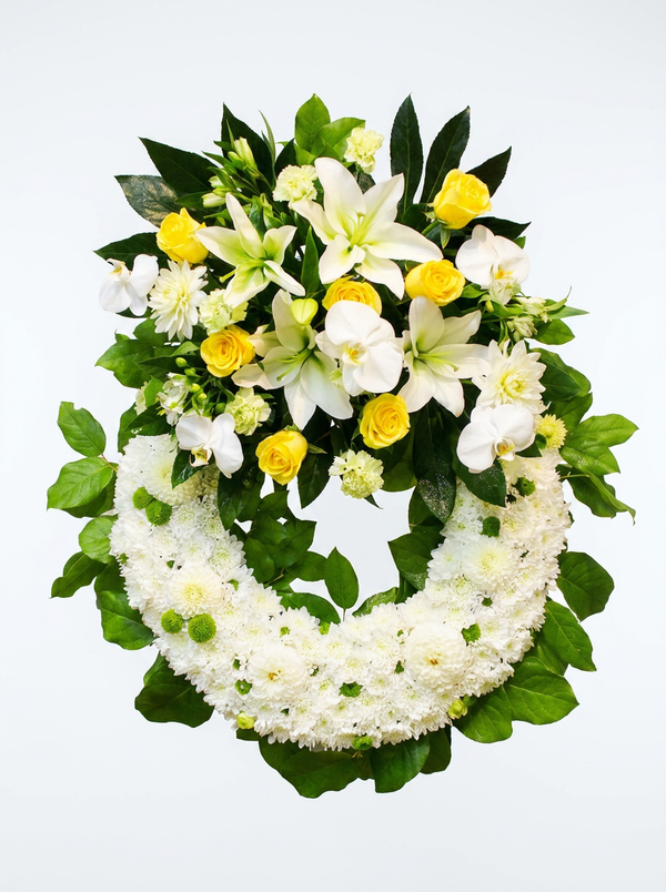 Lily of Peace Tribute Wreath