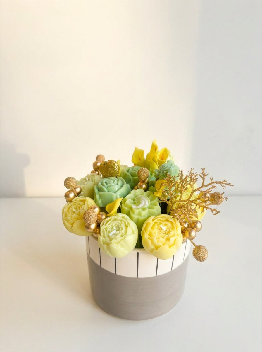 Sunshine Blossom Handmade Candle
