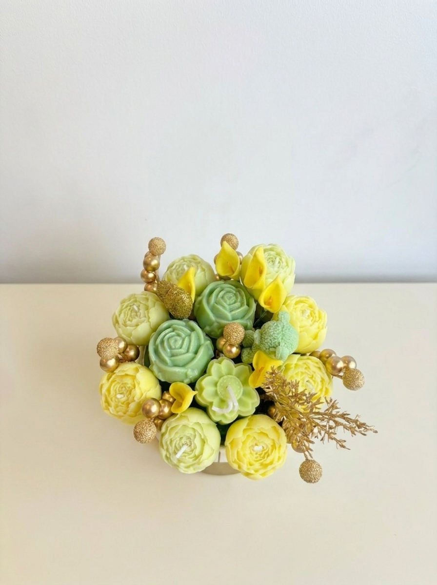 Sunshine Blossom Handmade Candle