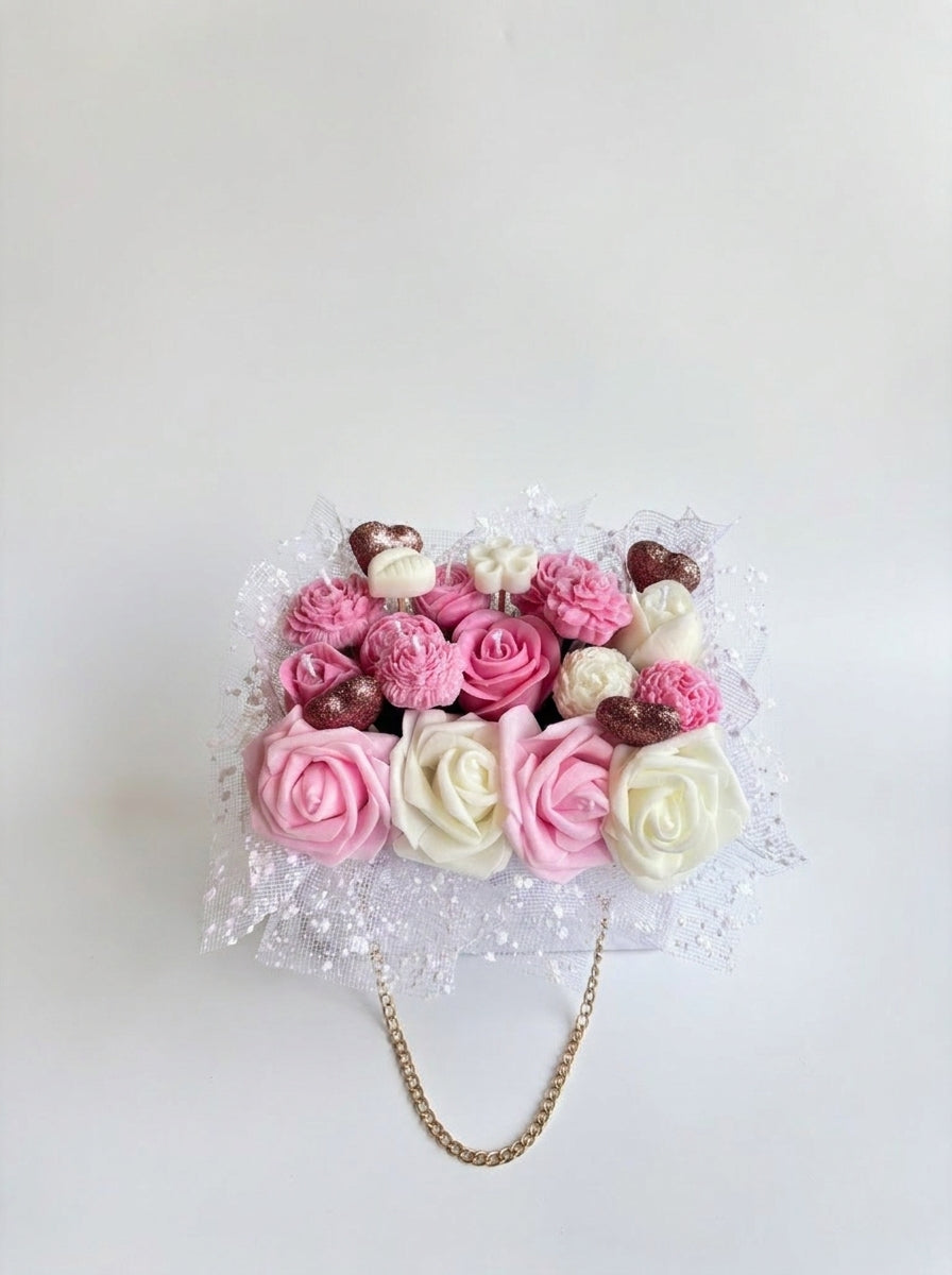 Champagne Rose Candle Bag