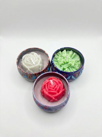 Mini Flower Candle