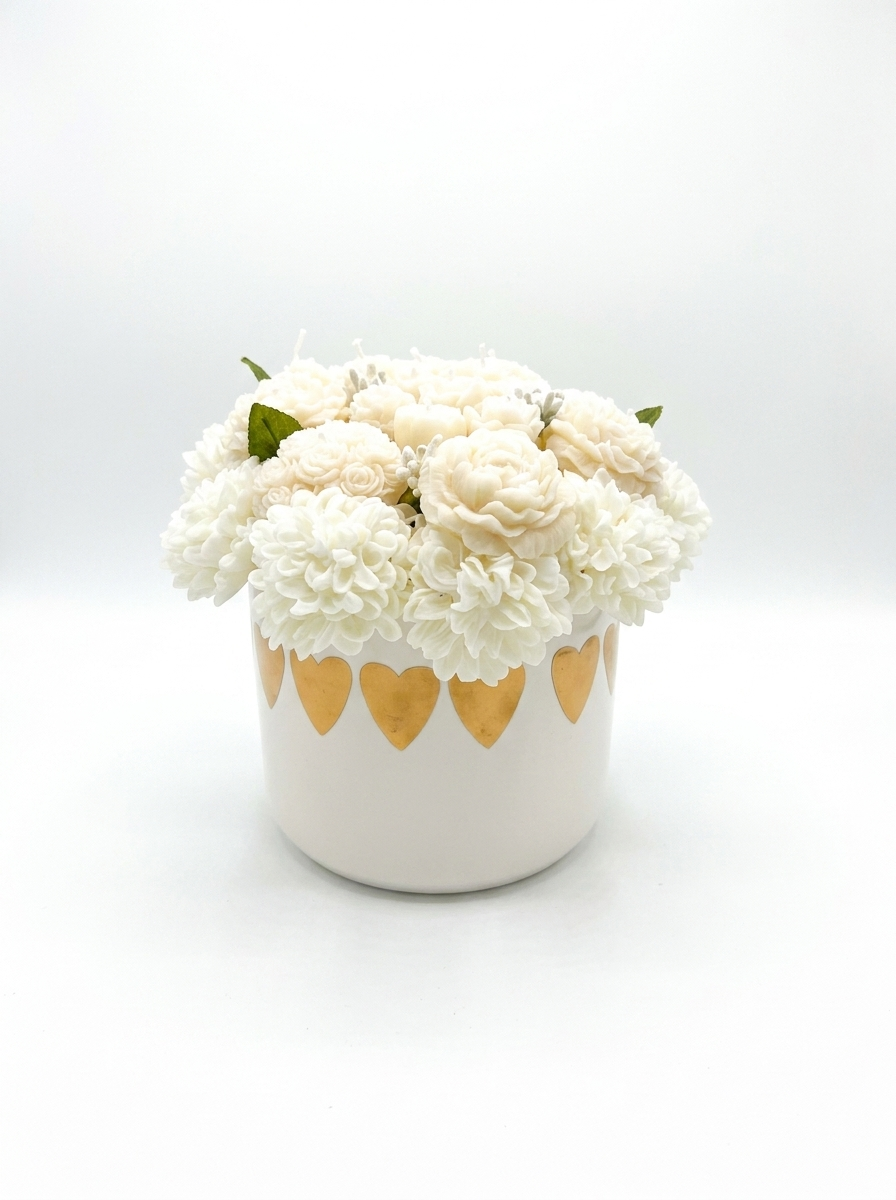 Whispering Petals Handmade Candle
