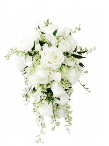 Pearl Cascade Bridal Bouquet
