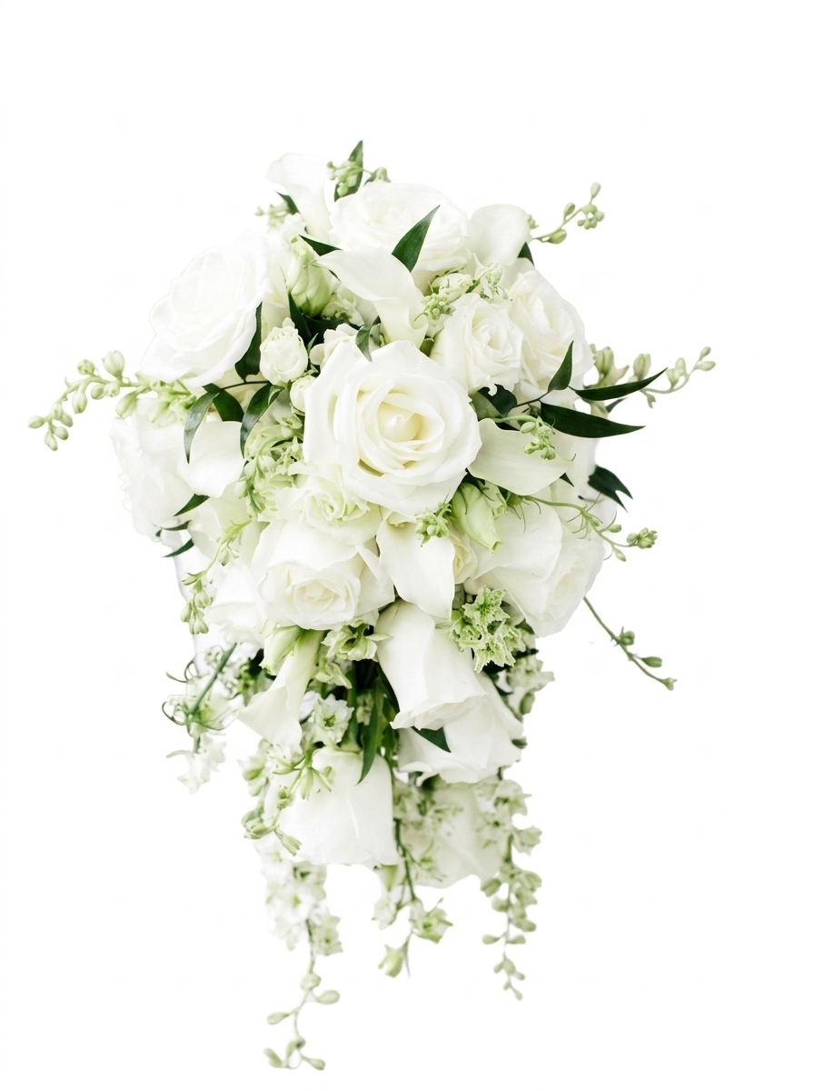 Pearl Cascade Bridal Bouquet