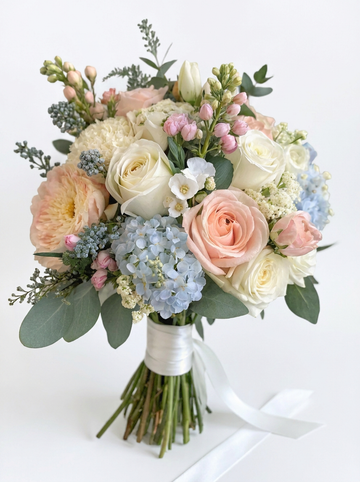 Cotton Candy Bloom Bridal Bouquet