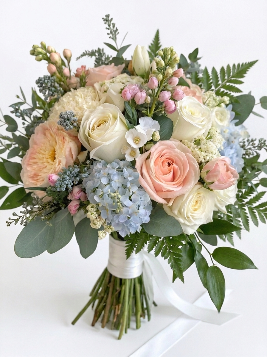 Cotton Candy Bloom Bridal Bouquet