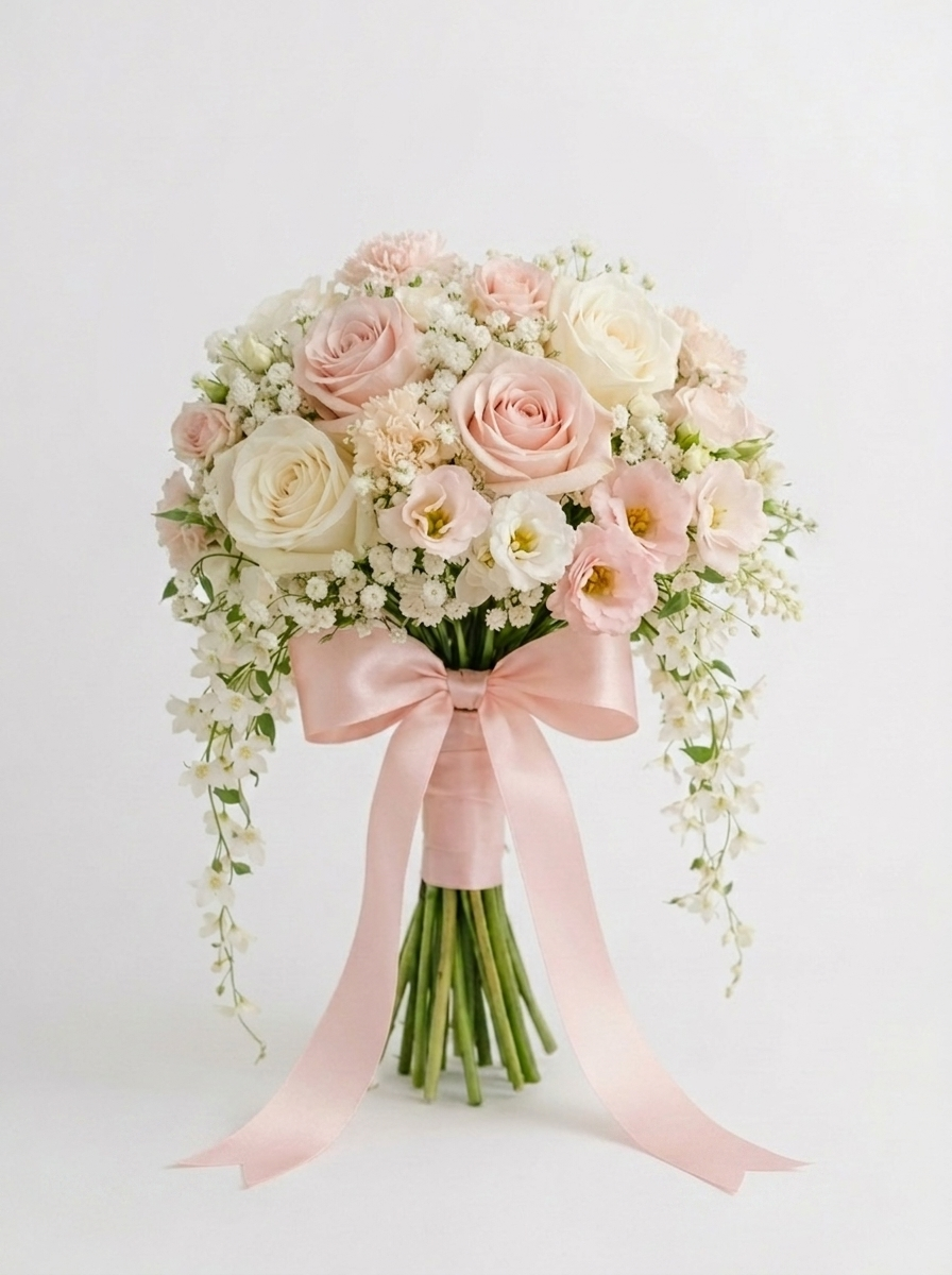 Macaron Blush Bridal Bouquet