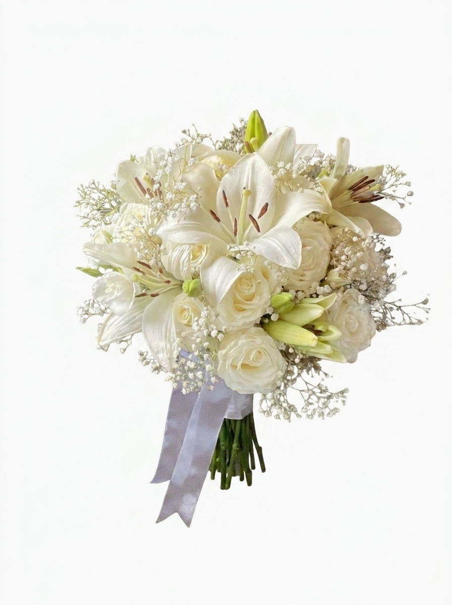 Serenade in White Bridal Bouquet