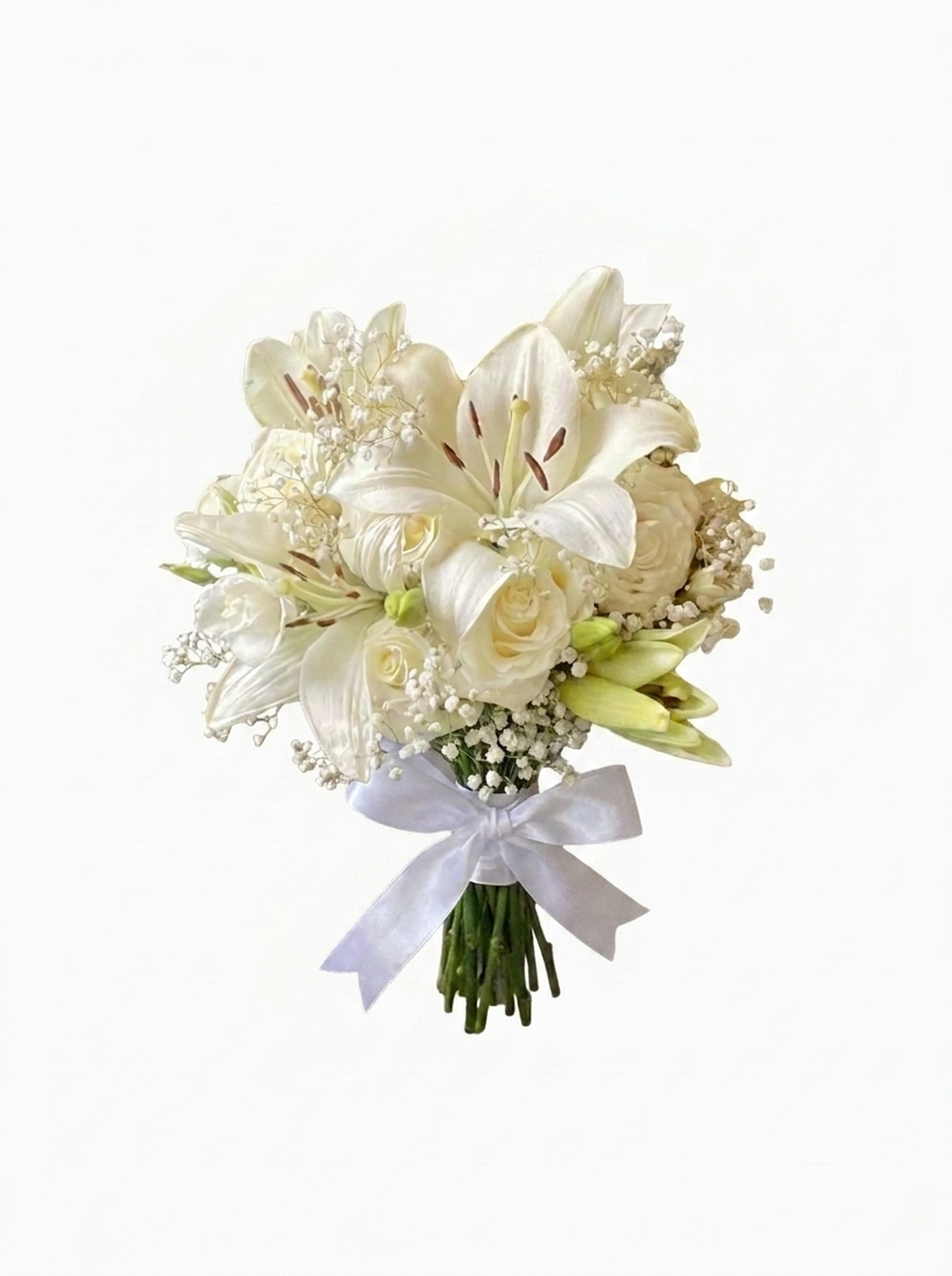 Serenade in White Bridal Bouquet