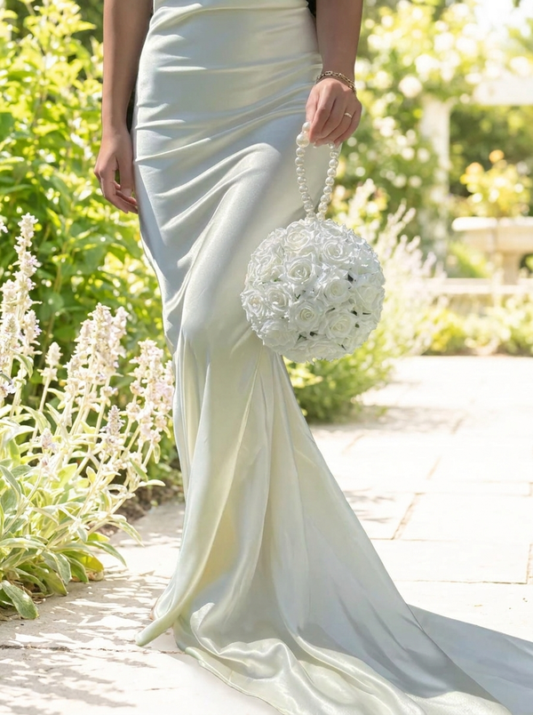 Sphere Bloom Bridal Bag