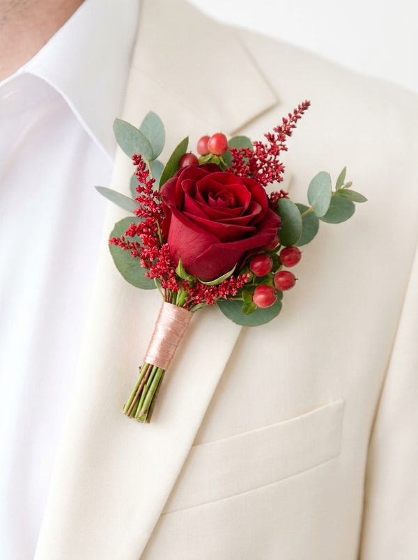 Eternal Passion Boutonniere
