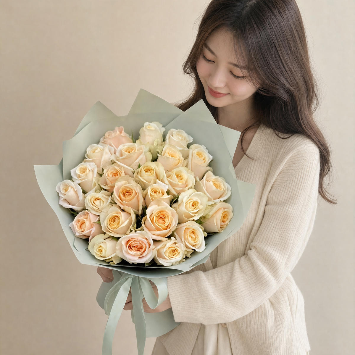 Cream de la Cream Roses