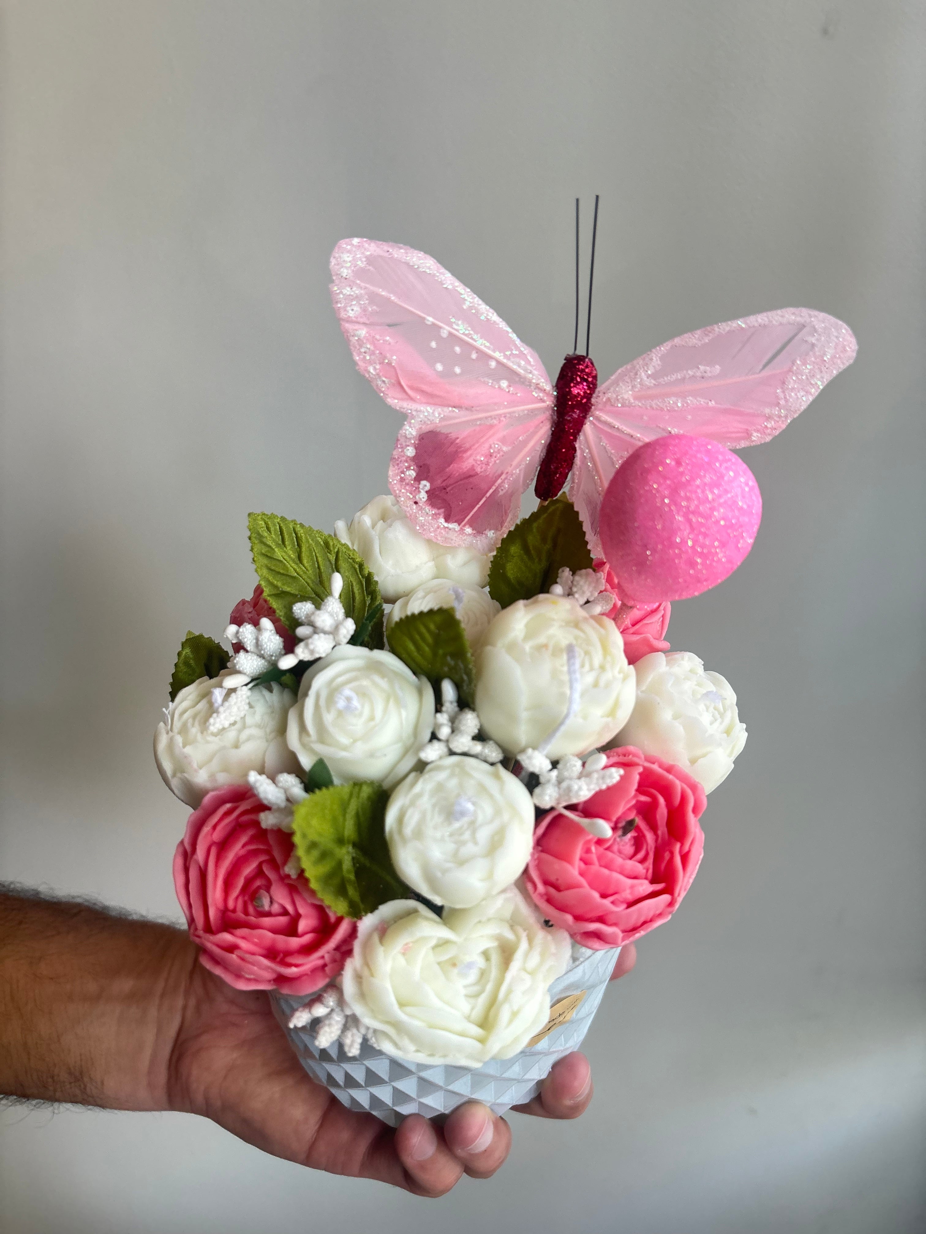 Peony Kiss Handmade Candle