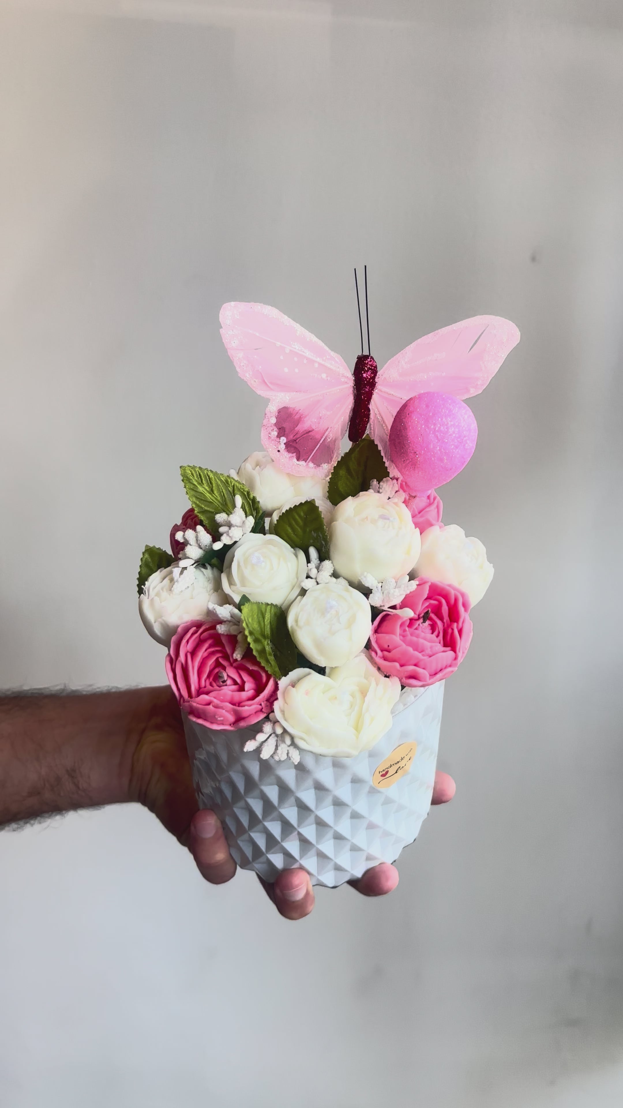 Peony Kiss Handmade Candle