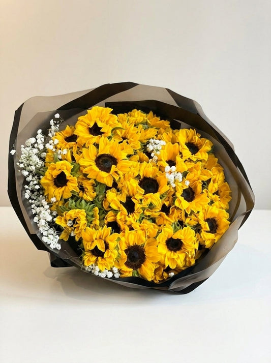 50 Sunflowers Luxury Bouquet
