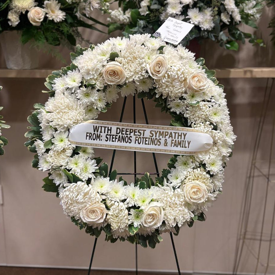 Sacred Memory Funeral Wreath