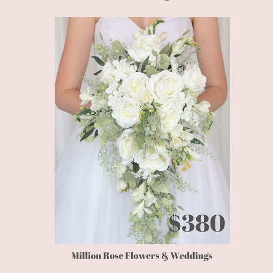 Extra large bridal bouquet flowers weddings