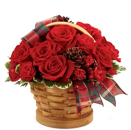 Christmas flower arrangements